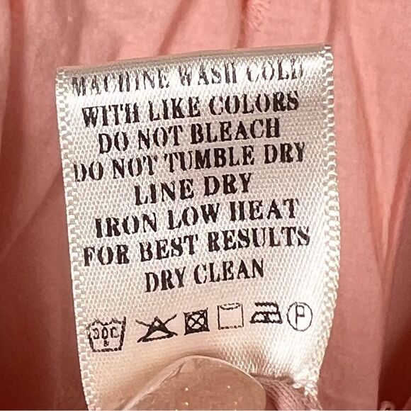 Love Riche pink sleeveless dress 🌺 eyelets 🌺 embroidered 🌺 small - Picture 6 of 7